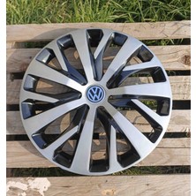 Yk Volkswagen Polo / Golf / Transporter / Jetta / Caddy Uyumlu 16 Inç Jant Kapağı 4'lü Takım Amblem Hediyeli