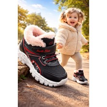 Almira Anne Bebek Kız Çocuk Ayakkabı Su Geçirmez Yünlü Iç Kaymaz Tabanlı