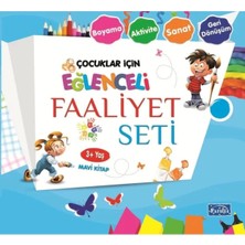 Braventa Collection Eğlenceli Faaliyet Seti Mavi Kitap – 3 Yaş Üzeri