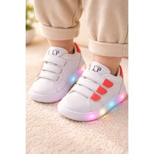 Almira Anne Bebek Işıklı Unisex Çocuk Spor Ayakkabı Mor Sentetik Deri