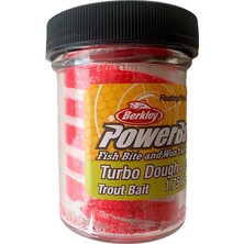 Berkley Power Bait Turbo Dough Glow-Fl Red-White