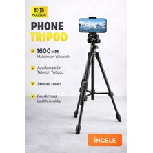 Jolita iPhone 13 Uyumlu Profesyonel Telefon Tripodu 160CM