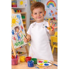 Çocuk Faliyet Önlüğü( Yemek-Boyama) Suni Deri