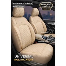 Trobus Volvo S60 2000–2009 Monaco Serisi Eviza Bej Koltuk Kılıfı