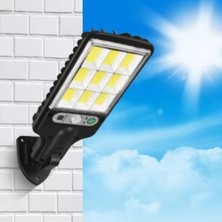 Nargo 3 Farklı Işık Modlu Güneş Enerjisiyle Şarj Olan Dış Mekan Uyumlu Kumandalı Solar Duvar Ledi