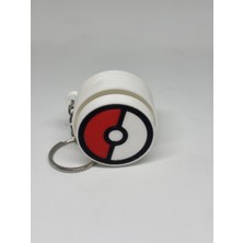 3Dify Poke Topu Click Anahtarlık – Pokemon Figürlü Eğlenceli Anahtarlık – 3D Baskı– 3D Baskı Eğlenceli Mekanizmalı Anahtarık