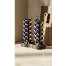 3D Snaxx Modern Tasarımlı Kapsül Kahve Standı – Tezgah Üstü Kahve Kapsül Organizeri- 11X23X21CM