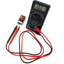 By Nevser® Dijital Avometre Multimetre Ölçü Aleti Akım Voltaj Direnç Ölçer