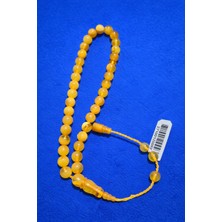 Benko Kehribar Tesbih Küre Kesim 9,3gr Taş Çapı:7,5x7,3mm,tam BOY:23CM