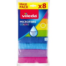 4 Adet Vileda Mikrofiber Bez 8'li Color