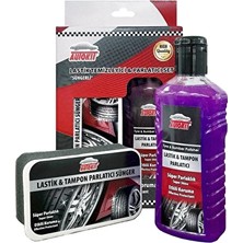 4 Adet Autokit Lastik Tampon Parlatıcı Süngerli Set FA2-1287