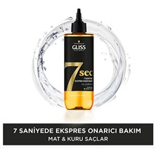 3 Adet Gliss Oil Nutritive 7 Saniye Onarıcı Bakım Sıvı Saç Kremi 200ML