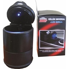 2 Adet Autokit Elegant Mavi Işıklı Küllük FA1-975