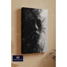 Tablo Royale Kül ve Duman Arasında  Kadın Soyut Görsel Kanvas Tablo - Salon Tablo