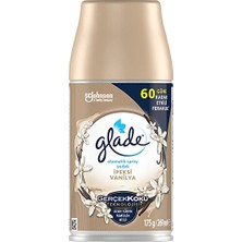 Glade Otomatik Sprey Yedek Vanilya 269 ml İpeksi Ferahlık İçin Uzun Süreli Temizlik Hissi