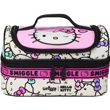 Smiggle Hello Kitty Lisanslı Çift Katlı Beslenme Çantası – Double Decker, Askılı, Okul Kullanımı