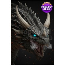 (Mega Boy) Ejderhanı Nasıl Eğitirsin? Kafatası Kırıcı Ejderha Hareketli Figür - 25CM