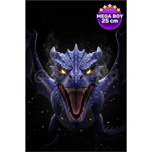 (Mega Boy) Ejderhanı Nasıl Eğitirsin? Rüzgar Delici Ejderhası Hareketli Figür - 25CM