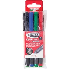 3 Adet Hi-Text Asetat Kalem 4'lü