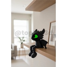 Hareketli Dişsiz Raf & Masa Dekoru (10CM) - Ejderhanı Nasıl Eğitirsin? Eklemli Dişsiz