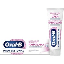 4 Adet Oral-B Diş Macunu Profesyonel Hassasiyet ve Diş Eti Hassas Beyazlık 75 ml