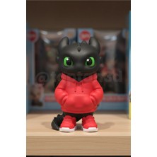 Urban Dişsiz 8 Cm Renkli Sokak Giyim Stili Ejderha Karakterli Koleksiyon Figürü