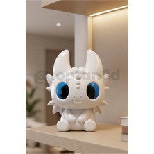 Sütlaç Light Fury Mini Figür (5cm) - Ejderhanı Nasıl Eğitirsin? - Sütlaç & Puding Serisi
