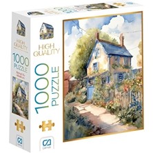 4 Adet Bahçeli Ev 1000 Parça Puzzle CA7067