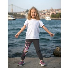 Almira Anne Bebek Kız Çocuk Tavşan Desenli Pamuklu Tayt - 2 - 6 Yaş Çocuklar Için Rahat ve Şık Giyim Seçeneği