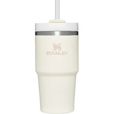 4 Adet Stanley Quencher H2.o Flowstate Tumbler Pipetli Termos Cream 0.6 Litre