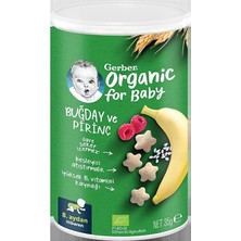 2 Adet Gerber Organik Muzlu Ahududulu Atıştırmalık 35 G