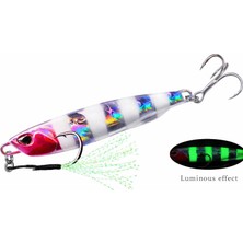 Tokyo Tackle Drag Metal Jigger Sahte Shore Jigging Balık Yemi 20GR. 6cm. Renk Kodu : C