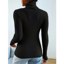 Bi Baksana Kadın Uzun Kollu Balıkçı Yaka Kaşkorse Bluz