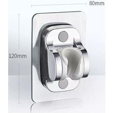 Skygo Krom Kendinden Yapışkanlı 15 kg Taşıyabilen Duş Başlığı Askısı Duş Mafsalı