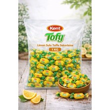 Kent Tofy Limon Sulu Toffe Şekerleme 1 kg Yumuşak Şekerleme