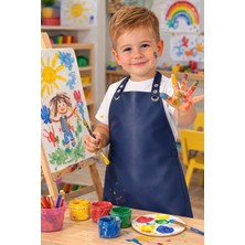 Çocuk Faliyet Önlüğü( Yemek-Boyama) Suni Deri