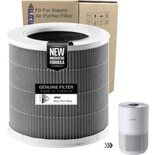 Skygo Faf Fresh Air Filter /_xiaomi Smart Purifier 4 Kompakt Filtre ile Uyumlu 360 Cam Yeni Formullü Filtre Ø174XH174MM 4 Compact Filtre (Siyah Smoky)