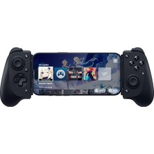 Skygo Kishi V3 - ve Akıllı Telefonlar Için Tam Boyutlu Mobil Kontrol Cihazı - Usb-C Tak ve Çalıştır - Kayma Önleyici Analog Çubuklar - 12 Düğme - Sensa Hd Haptics - Siyah