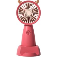 Skygo Şarjlı Mini Fan Taşınabilir Vantilatör Mini El Fanı Askılı Vantilatör Güçlü Taşınabilir ve Stantlı Fan Masaüstü 24903 Asorti Renk