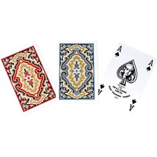 Skygo Angora Kem Kutulu Plastik Iskambil Oyun Kartı Çift Deste - Plastic Playing Double (Siyah)