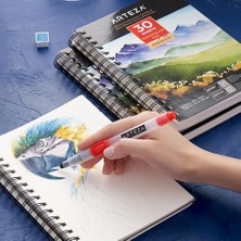 Skygo Sulu Boya Kağıdı Boyama Bloğu 3'lü Set, Her Sulu Boya Bloğu Için 30 Yaprak 13,9 cm x 21,6 Cm, 300 G/m² Soğuk Preslenmiş Asit Içermeyen Sulu Boya Kağıdı, Sulu Boya ve Karışık Medya Için