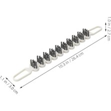 Skygo 2'li 360° Bükülebilir Aralık Temizleme Fırçası, 26,5 cm Esnek Saplı Kavisli Yüzey Temizleyici, Askı Delikli Çok Amaçlı Mutfak Banyo Lavabo Temizlik Fırçası