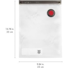 Skygo Fresh & Save Bowls Vakumlu Saklama Kabı Başlangıç Seti, Cam, M/l, 9 Parça