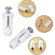 Skygo Genişletme Vidası Klozet Kapağı 6 Parça Tuvalet Oturağı Vidaları Tuvalet Klozet Kapağı Için Klozet Kapağı Genişletme Vidaları, Klozet Kapağı Için Evrensel Klozet Oturağı Montaj Seti Dübel Seti