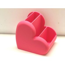 Vertex 3D Kalp Şeklinde Makyaj Malzeme Düzenleyici