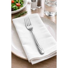 Aslanlı Rostfrei 12LI Lale Tatlı Çatalı Paslanmaz Çelik