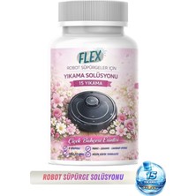 Flex Akıllı Robot Süpürge Yüzey Temizleyici Solüsyonu -Kar Çiçeği Parfümlü-