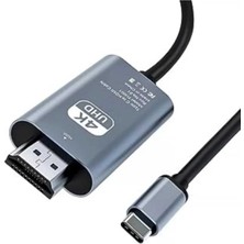 Type-C To HDMI 4K UHD Görüntü Aktarım Kablosu – USB C HDMI Dönüştürücü Adaptör