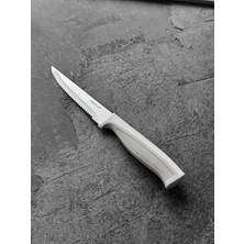 Skygo Tırtıklı Steak Bıçağı,11 cm Gri D-NEOGEK011