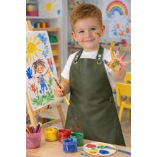 Çocuk Faliyet Önlüğü( Yemek-Boyama) Suni Deri